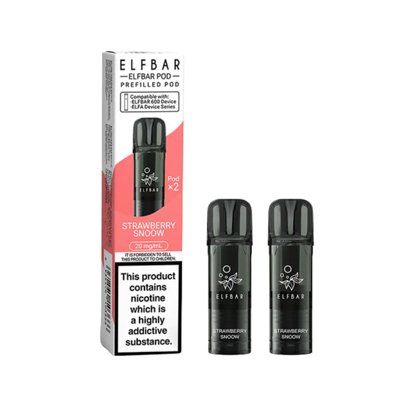 Elf Bar 600 Strawberry Snoow Prefilled Pods