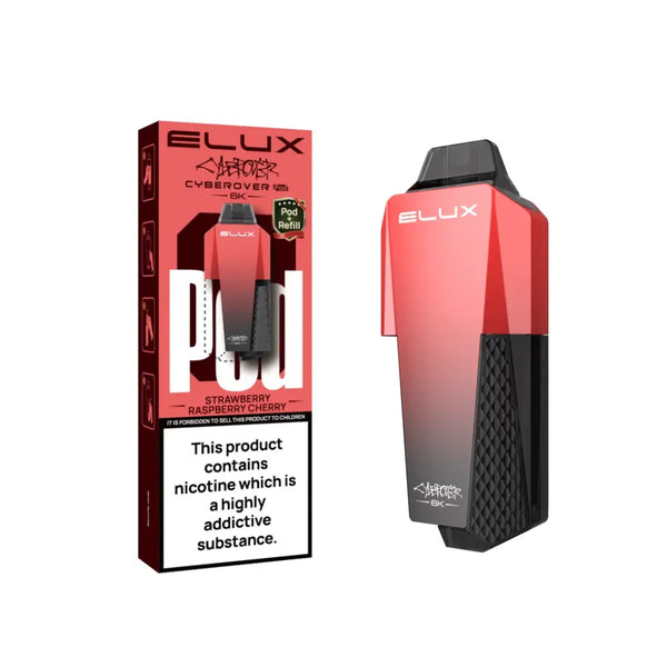 Elux Cyberover 6K Strawberry Raspberry Cherry Refill Pod