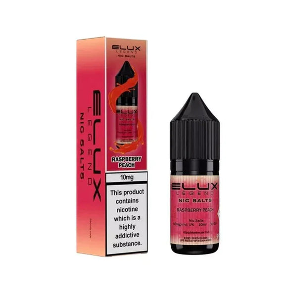 Elux Legend Raspberry Peach 10ml Nic Salt E-liquid