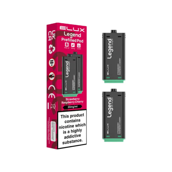 Elux Legend 1500 Strawberry Raspberry Cherry Refill Pods