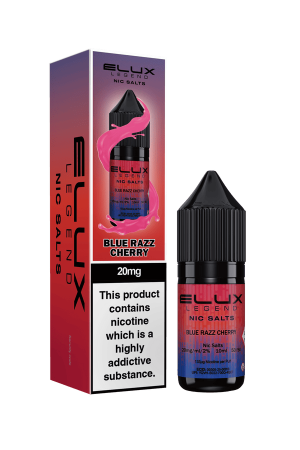 Elux Legend Nic Salts - 10ml E-liquids - Box of 10