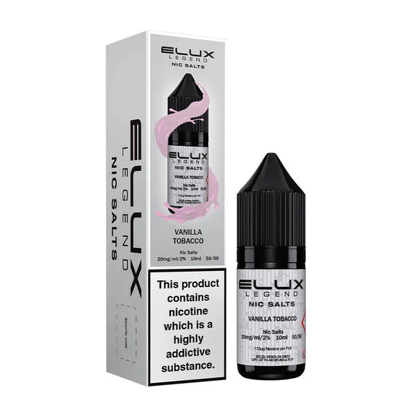 Elux Legend Nic Salts - 10ml E-liquids - Box of 10