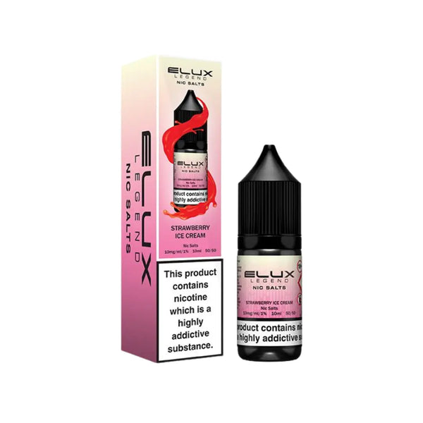Elux Legend Strawberry Ice Cream 10ml Nic Salt E-liquid