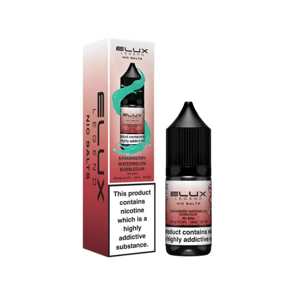 Elux Legend Strawberry Watermelon Bubblegum 10ml Nic Salt E-liquid