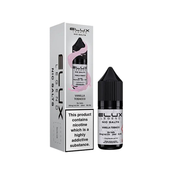 Elux Legend Vanilla Tobacco 10ml Nic Salt E-liquid