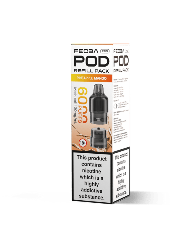 Feoba Pro 6000 Replacement Pods Box of 5