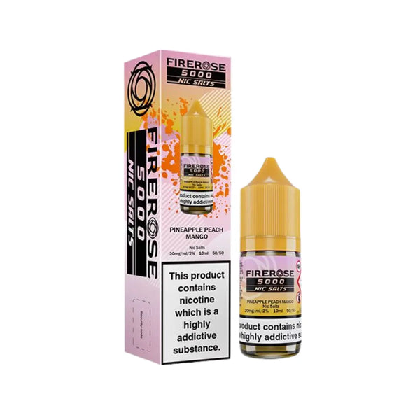 Firerose 5000 Pineapple Peach Mango 10ml Nic Salt E-liquid by ELUX