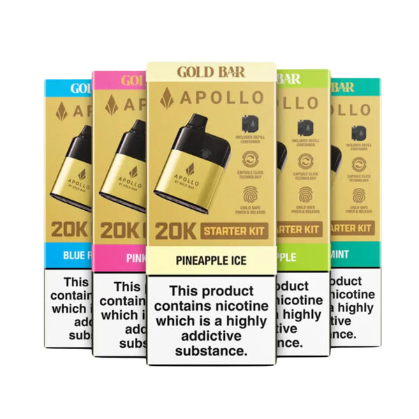 Gold Bar Apollo 20K Prefilled Pod Kit