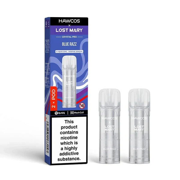 Hawcos x Lost Mary Crystal Pro Prefilled Pods Pack of 10