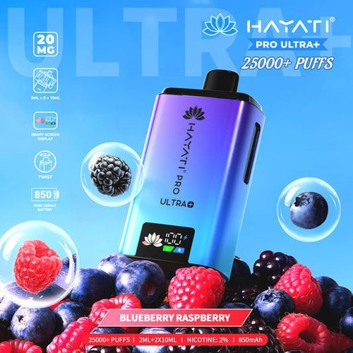 Hayati Pro Ultra Plus 25000 Big Puffs Prefilled Vape Kit - Box of 5