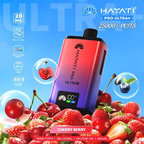 Hayati Pro Ultra Plus 25000 Big Puffs Prefilled Vape Kit - Box of 5