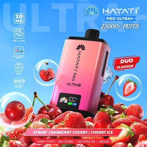Hayati Pro Ultra Plus 25000 Big Puffs Prefilled Vape Kit - Box of 5