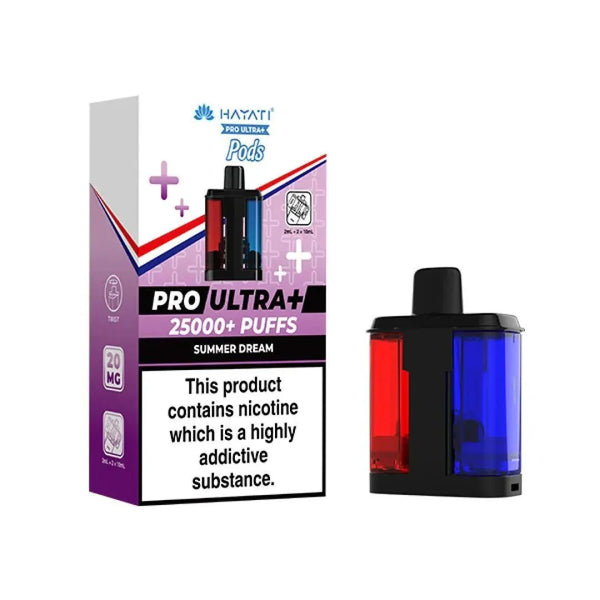 Hayati Pro Ultra Plus 25k Prefilled Pods - Pack of 5