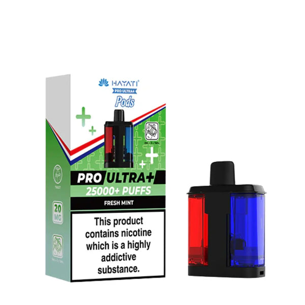 Hayati Pro Ultra Plus 25K Fresh Mint Refill Pods