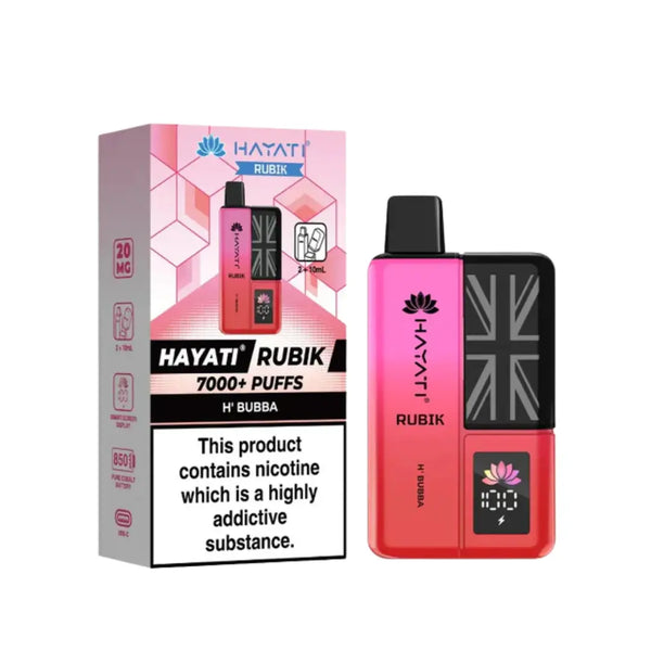Hayati Rubik 7000 Puff Prefilled Pod Vape Kit