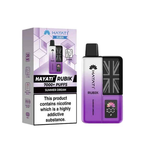 Hayati Rubik 7000 Puff Prefilled Pod Vape Kit