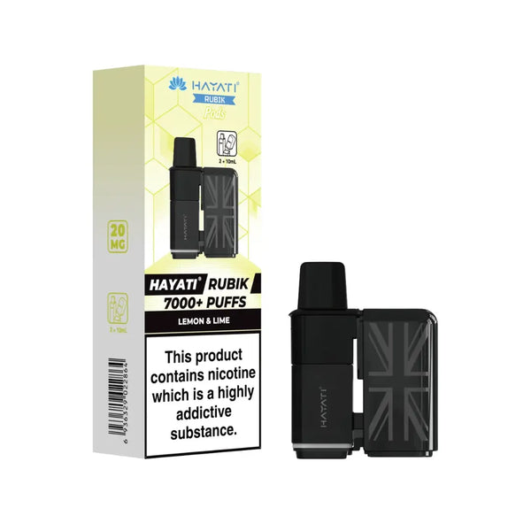 Hayati Rubik 7000 Lemon Lime Refill Pod