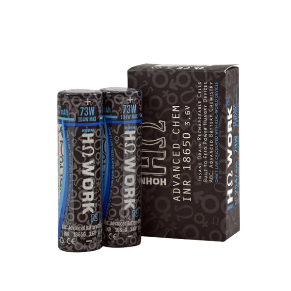 Hohm Tech WORK 18650 Batteries Twin Pack