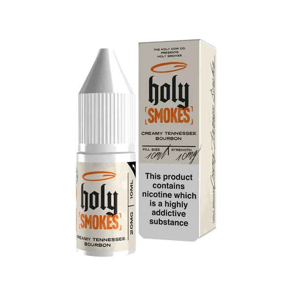 Holy Smokes Creamy Tennessee Bourbon 10ml Nic Salt E-liquid