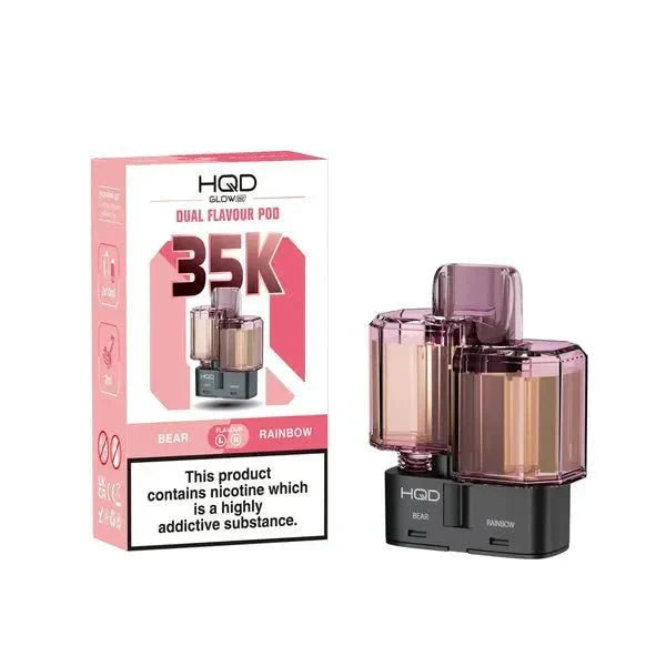 HQD Glow Air 35K Prefilled Pods Pack of 5