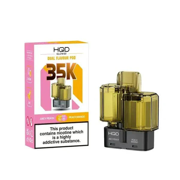 HQD Glow Air 35K Prefilled Pods Pack of 5