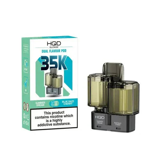 HQD Glow Air 35K Prefilled Pods Pack of 5