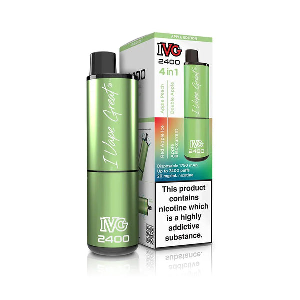 IVG 2400 Disposable Vape Pod Puff Device - Box of 5