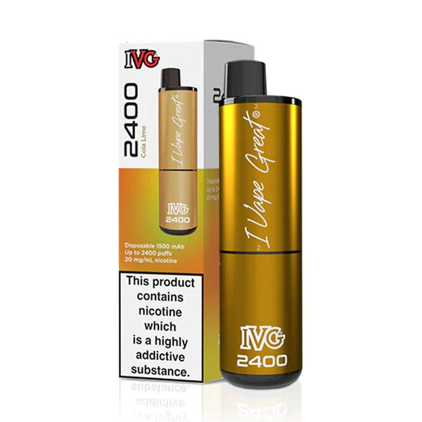 IVG 2400 Disposable Vape Pod Puff Device - Box of 5