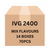IVG 2400 Puffs Mix Flavours Carton (14 Boxes) 70pcs
