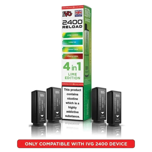 IVG 2400 Reload 4 in 1 Prefilled Pods - Pack of 5