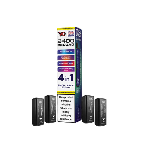 IVG 2400 Blackcurrant Edition Reload Pods