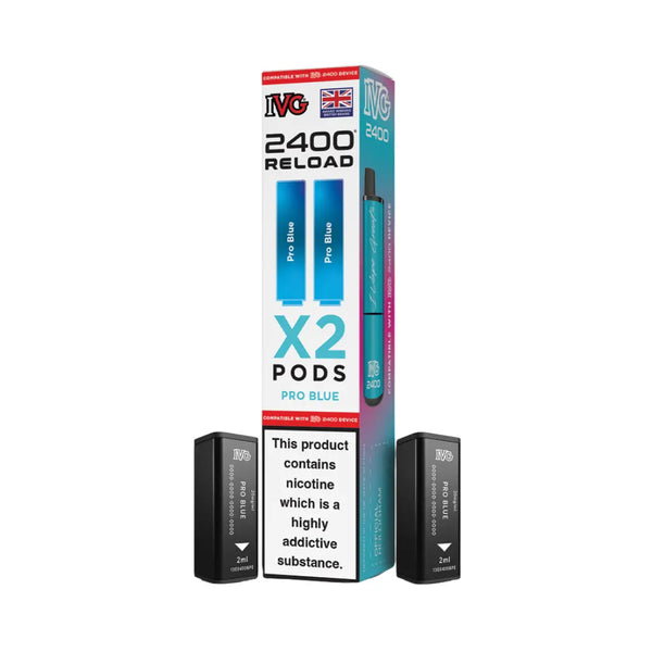 IVG 2400 Pro Blue Reload Pods