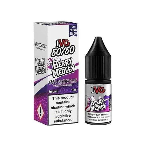 IVG 50/50 10ml Nic Salt E-Liquids 12mg & 18mg Box of 10