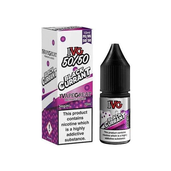 IVG 50/50 Nic Salt 10ml E-Liquids - 3mg & 6mg Box of 10