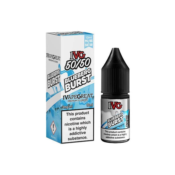 IVG 50/50 Nic Salt 10ml E-Liquids - 3mg & 6mg Box of 10