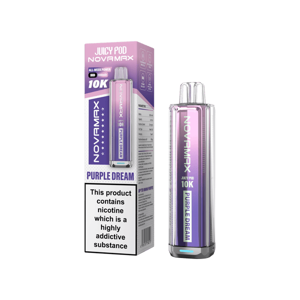 Juicy Pod Novamax 10k Prefilled Pod Vape Kit - Pack of 5