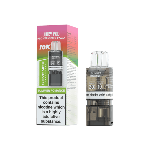 Juicy Pod Novamax 10k Replacement Pods - 10 pack