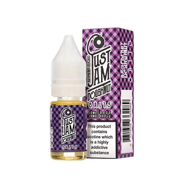 Just Jam Raspberry Doughnut 10ml Nic Salt