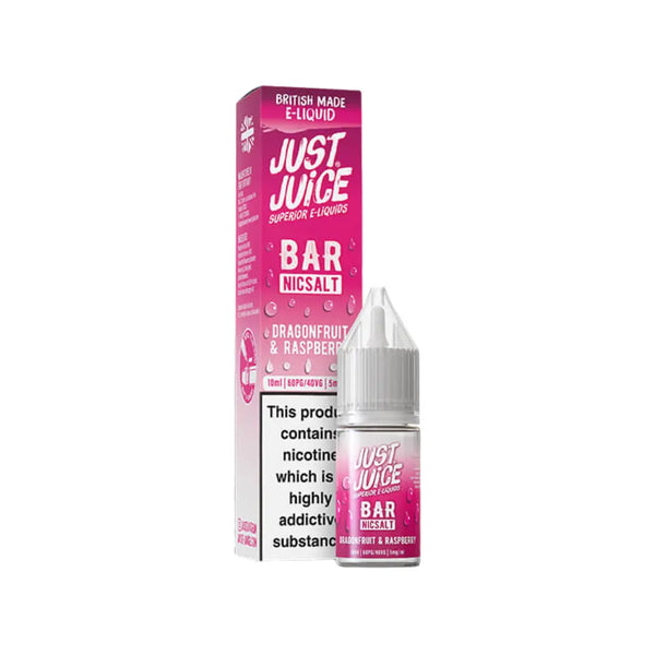 Just Juice Bar Dragonfruit Raspberry 10ml Nic Salt E-liquid