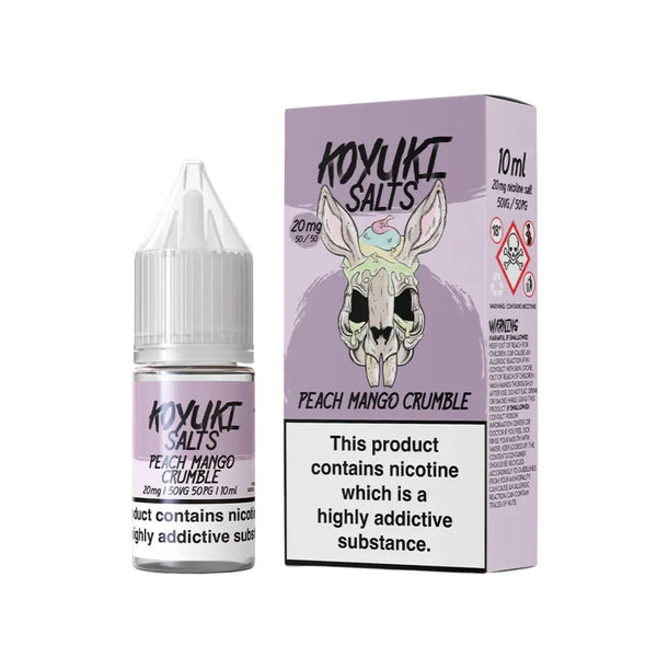 Koyuki Peach Mango Crumble 10ml Nic Salt E-liquid