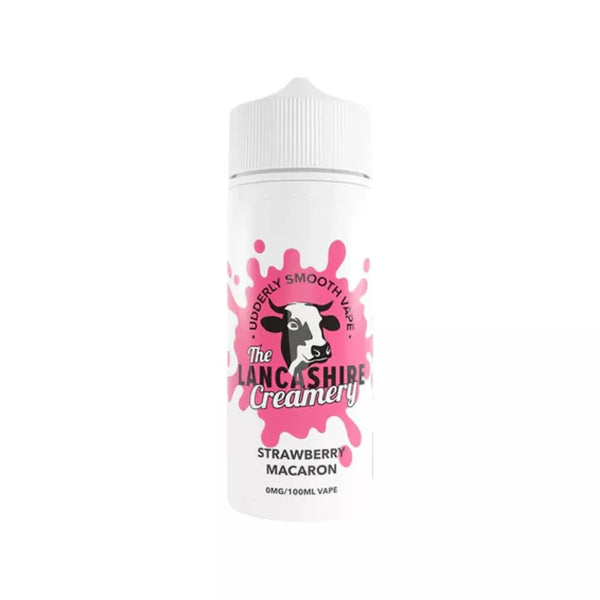 Lancashire Creamery Strawberry Macaron 100ml E-liquid
