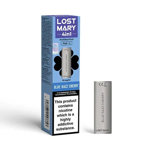 Lost Mary 4 in 1 Blue Razz Cherry Refill Pods