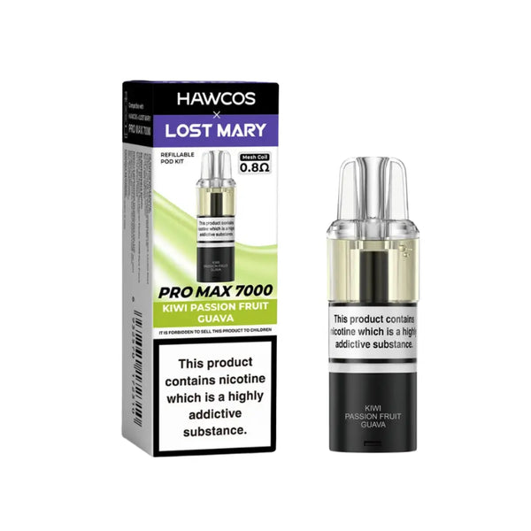 Lost Mary Pro Max 7000 Kiwi Passion Fruit Guava Refill Pod