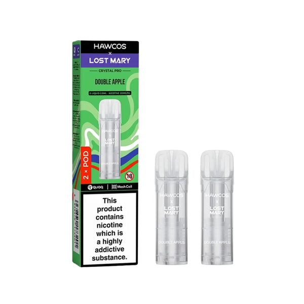 Hawcos X Lost Mary Crystal Pro Double Apple Refill Pods