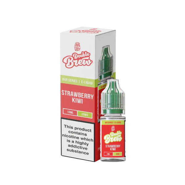 Ohm Brew Double Brew Strawberry Kiwi 10ml Nic Salt E-liquid