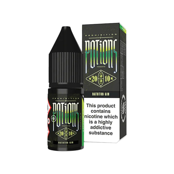 Prohibition Potions Bathtub Gin 10ml Nic Salt E-liquid