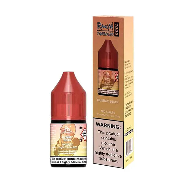 RandM Tornado 9000 Gummy Bear 10ml Nic Salt E-liquid
