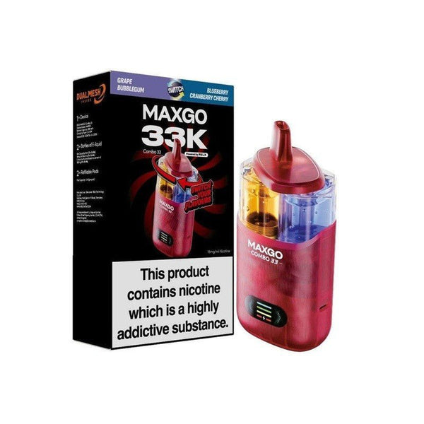 Relx Maxgo 33k Prefilled Pod Vape Kit - Pack of 3