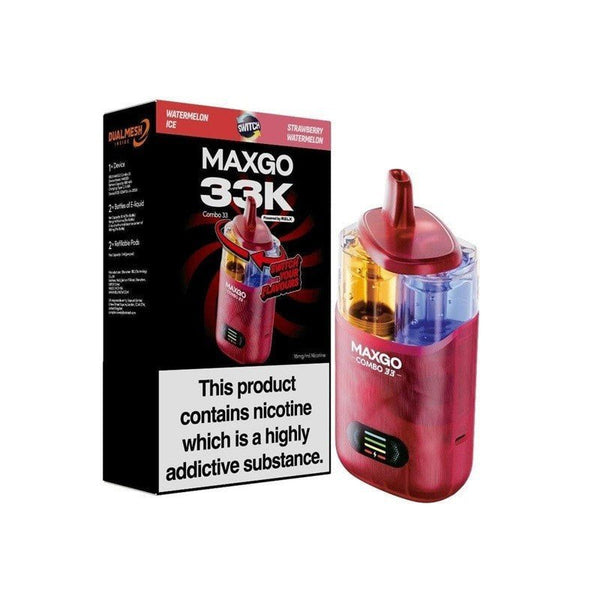 Relx Maxgo 33k Prefilled Pod Vape Kit - Pack of 3