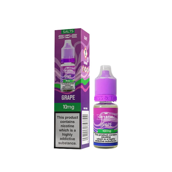 SKE Crystal Grape 10ml Nic Salt E-liquid